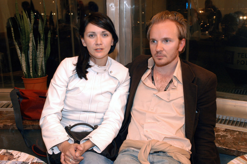 Ilona Ostrowska i Jacek Borcuch w 2004 roku /Mikulski /AKPA