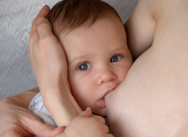 Ilość hormonów produkowanych w ciąży przez organizm kobiety, a następnie przedostających się do jej mleka, jest niewielka i nie ma żadnego wpływu na karmione dziecko /123RF/PICSEL