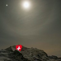 Iluminacja świetlna na Jungfrau