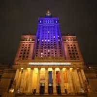 Iluminacja Pałacu Kultury 