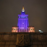 Iluminacja Pałacu Kultury 