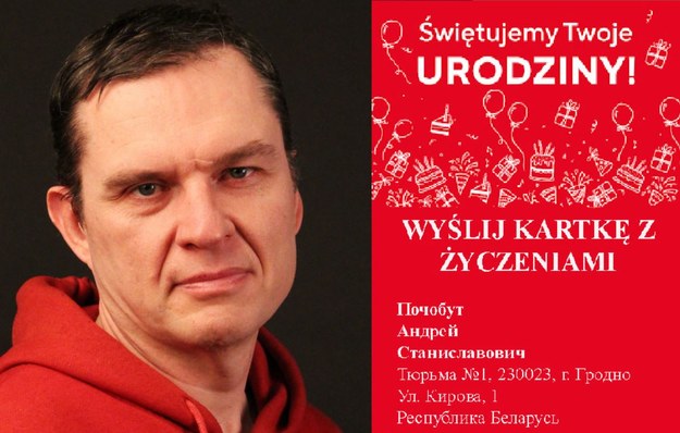Ilustracja z akcji wysyłania kartek do Andrzeja Poczobuta (źródło: portal glosznadniemna.pl) /