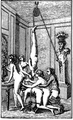 Ilustracja z holenderskiego wydania Historii Julietty de Sade’a, 1797 r. /Encyklopedia Internautica