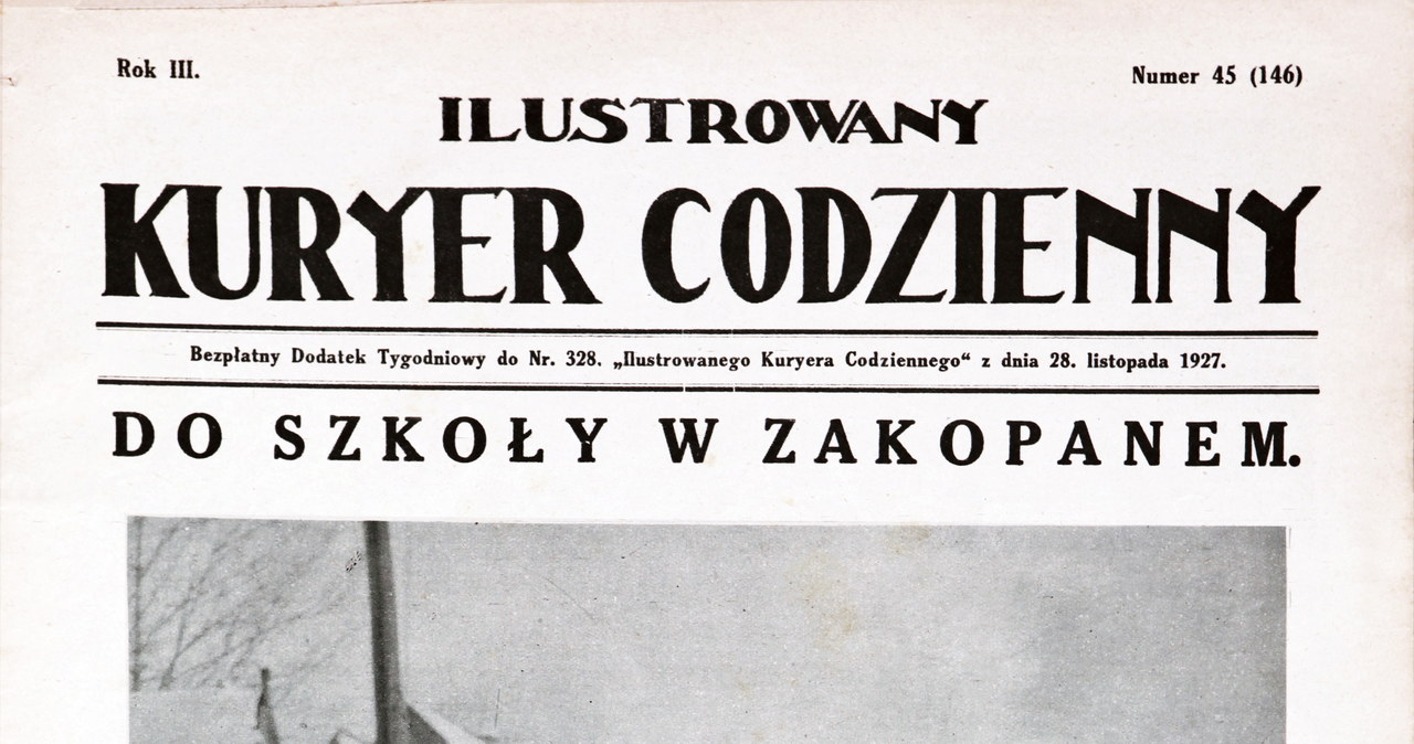 "Ilustrowany Kuryer Codzienny" /Reprodukcja: FoKa /Agencja FORUM