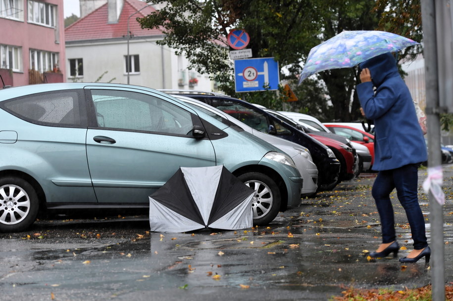 IMGW ostrzega przed silnym wiatrem i deszczem / 	Marcin Bielecki    /PAP