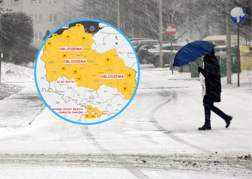 IMGW wydaje alerty w związku z załamaniem pogody w Polsce. Gdzie spadnie najwięcej śniegu w najbliższych dniach? /Andrzej Zbraniecki/East News /East News