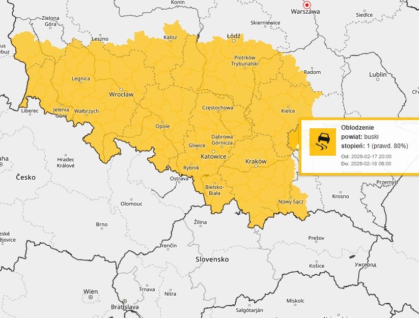 IMGW wydał ostrzeżenia dla 9 województw /