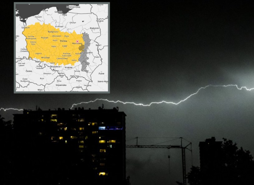IMGW wydał ostrzeżenie przed burzami /AFP/TOM GOYVAERTS/IMGW /