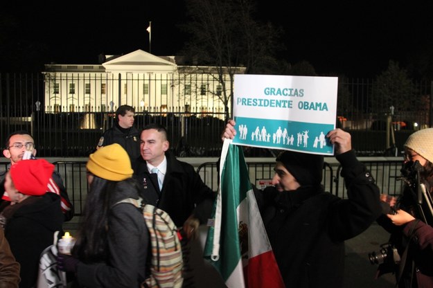 Imigranci dziękują Obamie /Paweł Żuchowski /RMF FM