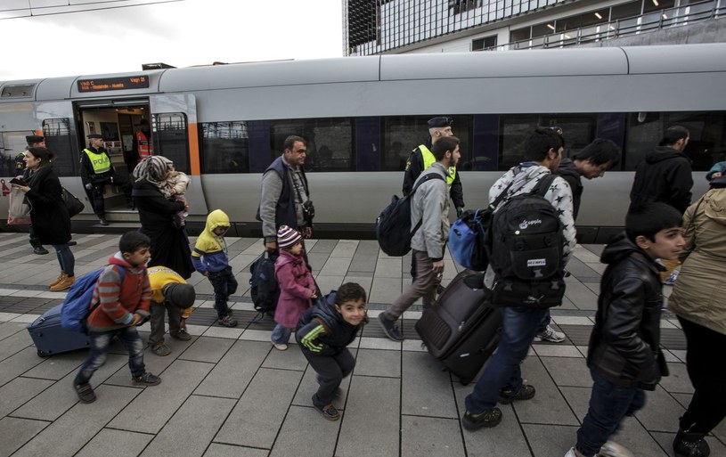 Imigranci w Malmoe /AFP
