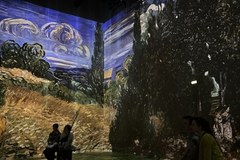 Immersyjna wystawa tworczosci Vincenta van Gogha i Yvesa Kleina w Paryżu