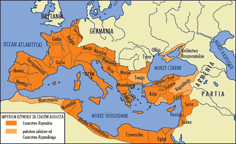 Imperium rzymskie za czasów Oktawiana Augusta /Encyklopedia Internautica