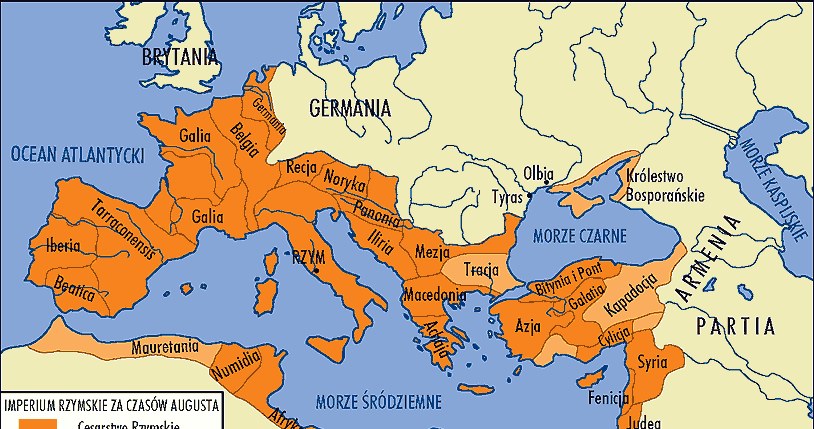 Imperium rzymskie za czasów Oktawiana Augusta /Encyklopedia Internautica