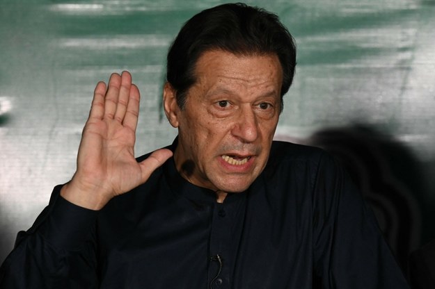 Imran Khan na zdjęciu z maja 2023 roku /ARIF ALI / AFP / East News /East News