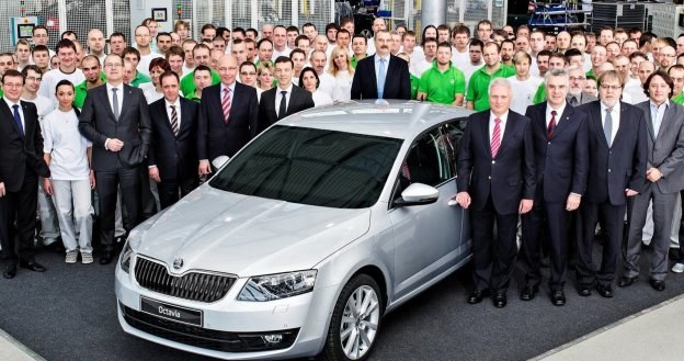 Inauguracja produkcji Skody Octavii III /Skoda