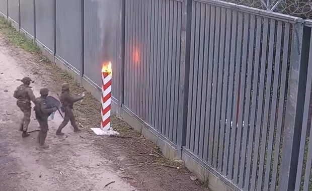 Incydent na granicy z Białorusią. Opublikowano nagranie 