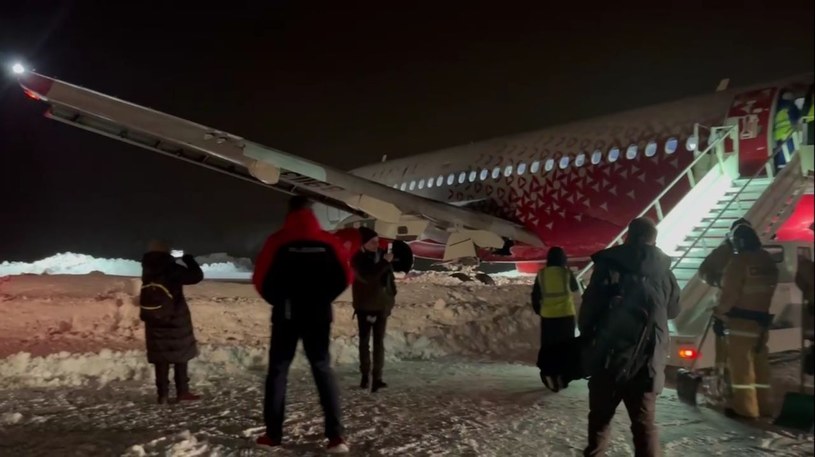 Incydent na lotnisku w Rosji. Na pokładzie samolotu gwiazdy tamtejszego sportu
