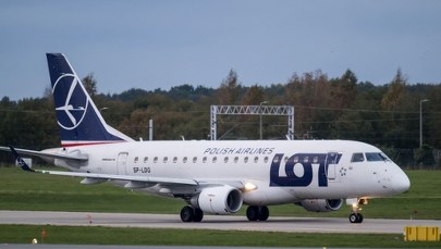 Incydent na lotnisku w Wilnie. Samolot LOT-u zjechał z pasa startowego