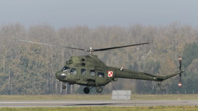 Incydent podczas lotu szkoleniowego. Śmigłowiec zerwał linię energetyczną