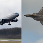 Incydent podczas tankowania F-22. Zamieszany samolot Boeinga