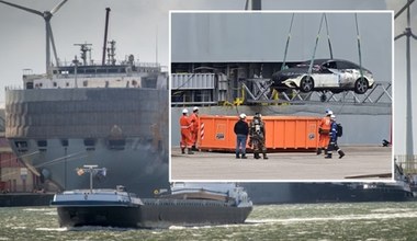 Incydent w czasie rozładunku statku Fremantle Highway. Zapalił się elektryk