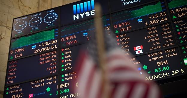 Indeks Dow Jones Industrial na zamknięciu wzrósł o 0,16 proc. do 20 100,35 pkt /fot. Bryan R. Smith /AFP