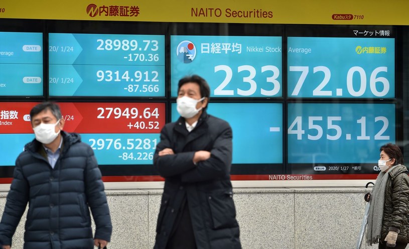 Indeks Nikkei 225 spadł o 1,01 proc., a w Chinach SCI w dół aż o 8,01 procent /AFP