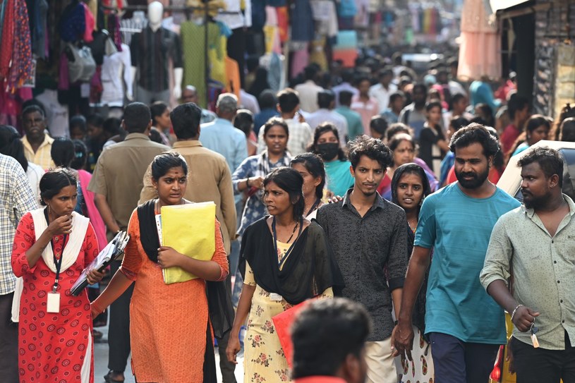 Indie staną się w 2023 roku najludniejszym krajem świata /AFP