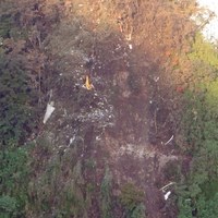 Zbocze wulkanu Salak - miejsce katastrofy rosyjskiego Suchoj Superjet 100