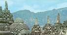 Indonezji sztuka, fragment stupy Borobudur, XIII-IX w., dolina Kedu /Encyklopedia Internautica