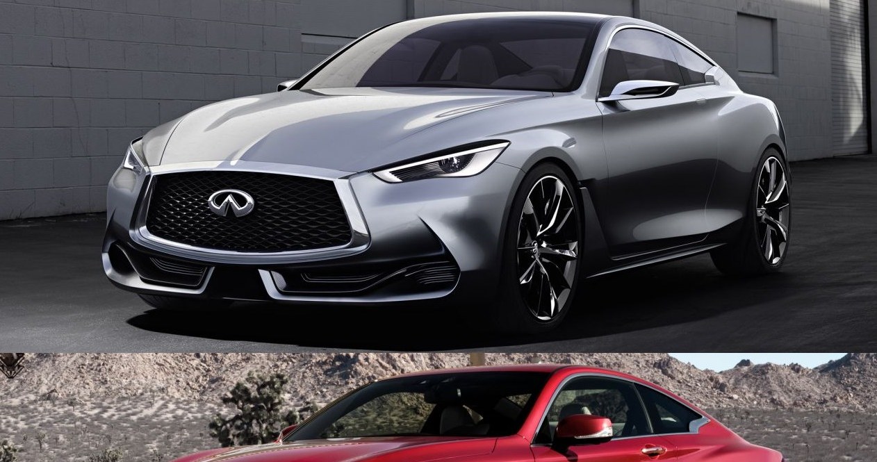 Infiniti Q60 w wersji prototypowej i seryjnej /Informacja prasowa