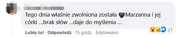 Informację o zwolnieniu pani Marzeny podała właścicielka innej restauracji z Gorzowa /Facebook