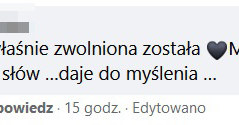 Informację o zwolnieniu pani Marzeny podała właścicielka innej restauracji z Gorzowa /Facebook