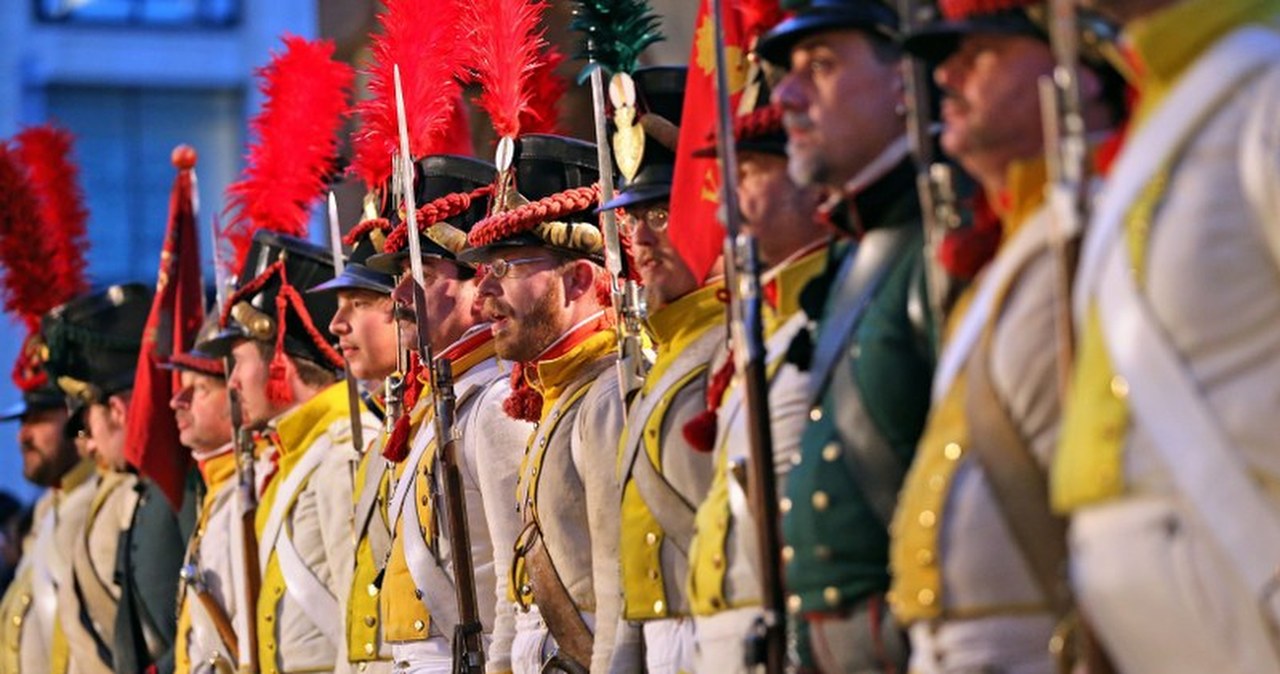 Inscenizacja Bitwy Narodów w Lipsku 