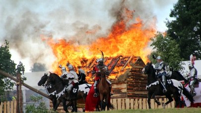 Inscenizacja Bitwy pod Grunwaldem. Oglądało ją 75 tysięcy osób