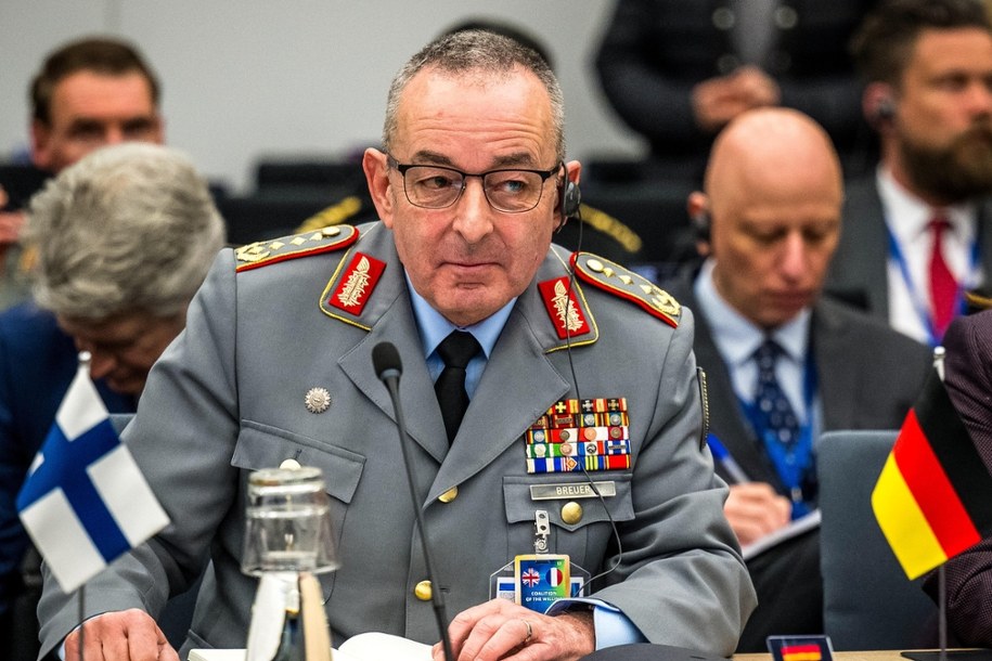 Inspektor generalny Bundeswehry gen. Carsten Breuer /Wiktor Dabkowski    /PAP