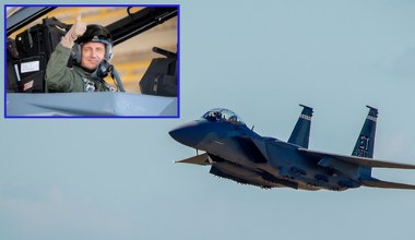 Inspektor Sił Powietrznych odbył lot w myśliwcu F-15EX
