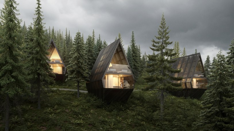 Inspiracją dla YOUNA Nature Resort były domki na drzewie /Peter Pichler Architecture /materiały prasowe