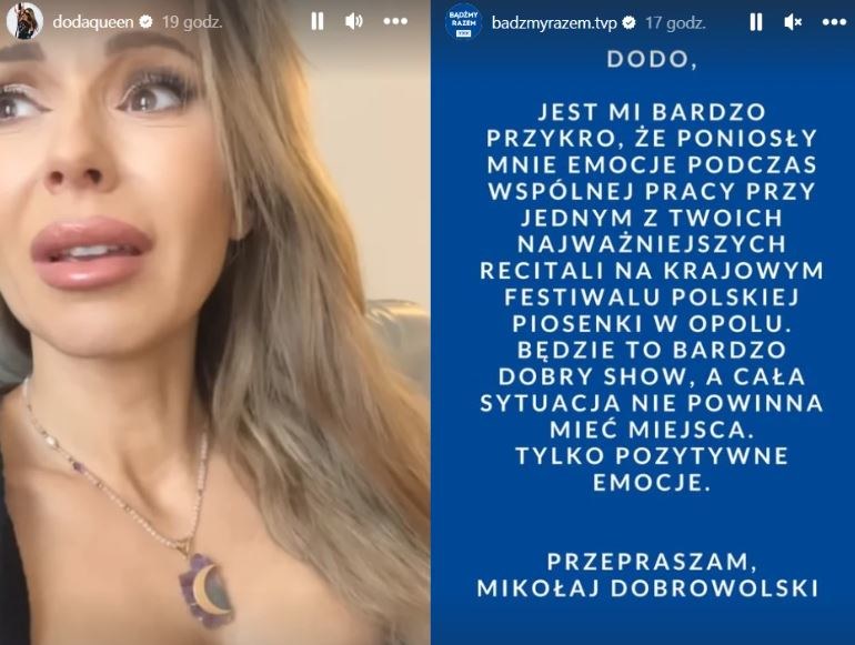 Instagram: Doda opublikowała nagranie, zdradzając kulisy tegorocznego festiwalu /materiał zewnętrzny