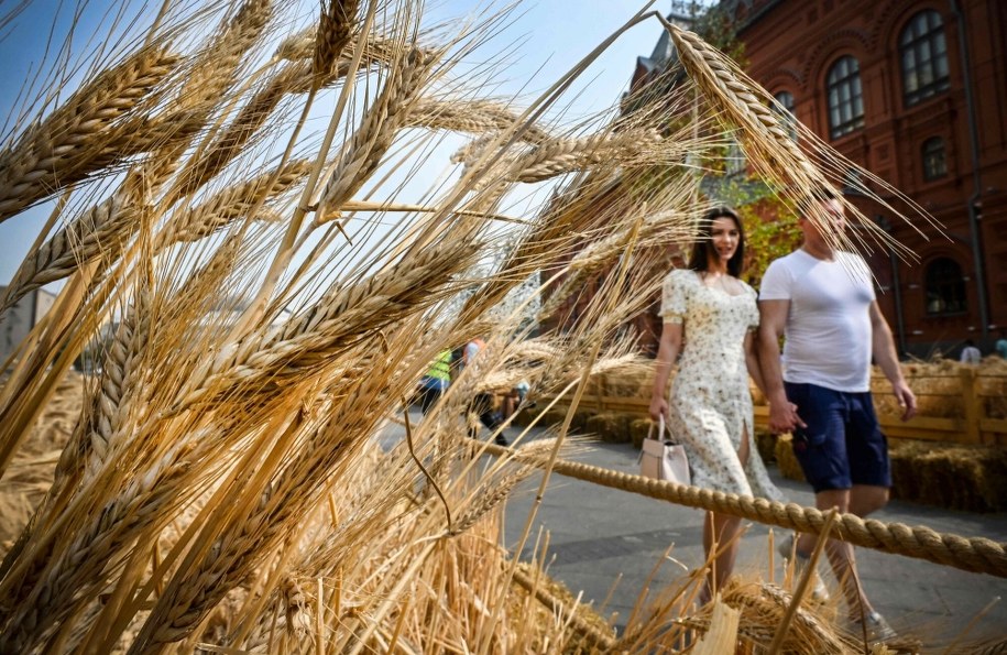 Instalacja artystyczna na Placu Czerwonym w Moskwie /ALEXANDER NEMENOV/AFP/East News /AFP