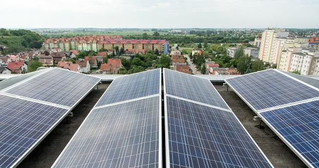 Instalacja fotowoltaiczna na budynku przy ul. Świeradowskiej we Wrocławiu /PAP