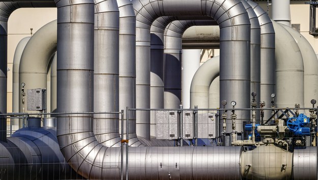 Instalacje gazociągu Nord Stream 1 /HANNIBAL HANSCHKE /PAP/EPA