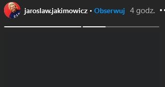 InstaStory Jarosław Jakimowicz /materiał zewnętrzny