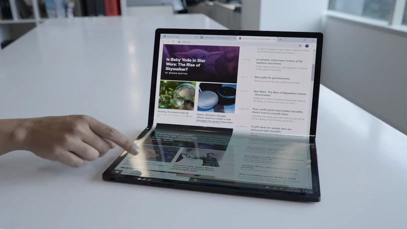 Intel prezentuje 17 i 13-calowe tablety w formie laptopów z elastycznymi ekranami /Geekweek