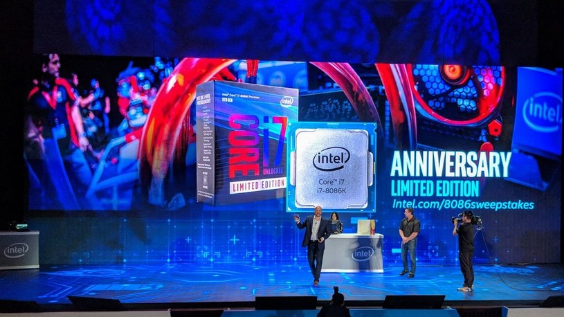 Intel zapowiada rocznicowy Core i7-8086K i 28-rdzeniowy procesor HEDT /Geekweek