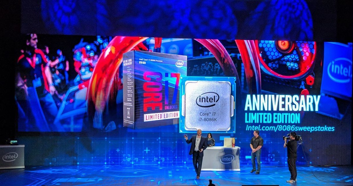 Intel zapowiada rocznicowy Core i7-8086K i 28-rdzeniowy procesor HEDT /Geekweek