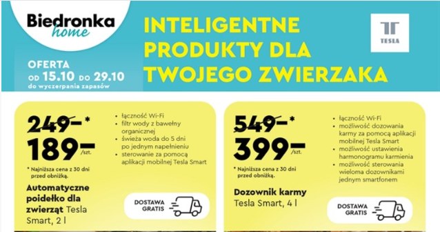 Inteligentne produkty dla Twojego zwierzaka /Biedronka /INTERIA.PL