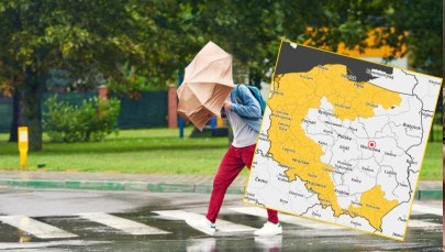 Intensywne opady deszczu, silny wiatr i burze. IMGW ostrzega