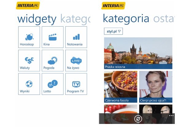 INTERIA FAKTY w wersji dla Windows Phone 8 /INTERIA.PL