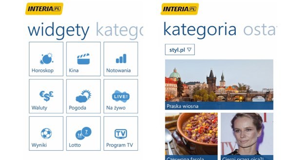 INTERIA FAKTY w wersji dla Windows Phone 8 /INTERIA.PL